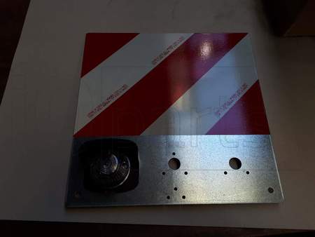 warining sign VORNE 423X423 TYP1 DIN11030