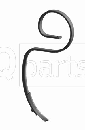 Dent ressort avec soc 0100 0740, 32x12x550