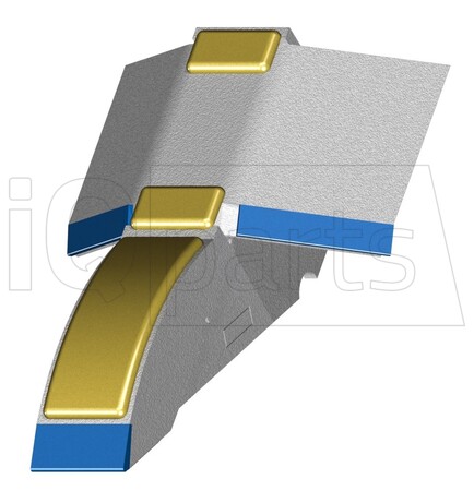 Лапa культиватора 87460074DH ECOLOTIGER , DIAMANT/HARDFACE