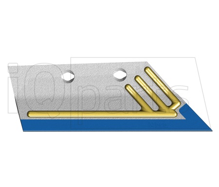 Reja de Rasette 19126DH RH, DIAMANT/HARDFACE