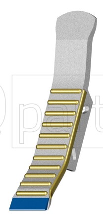 Лапa культиватора R17820731; DIAMANT/HARDFACE