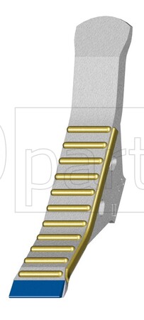Лапa культиватора R17220380DH ; DIAMANT/HARDFACE
